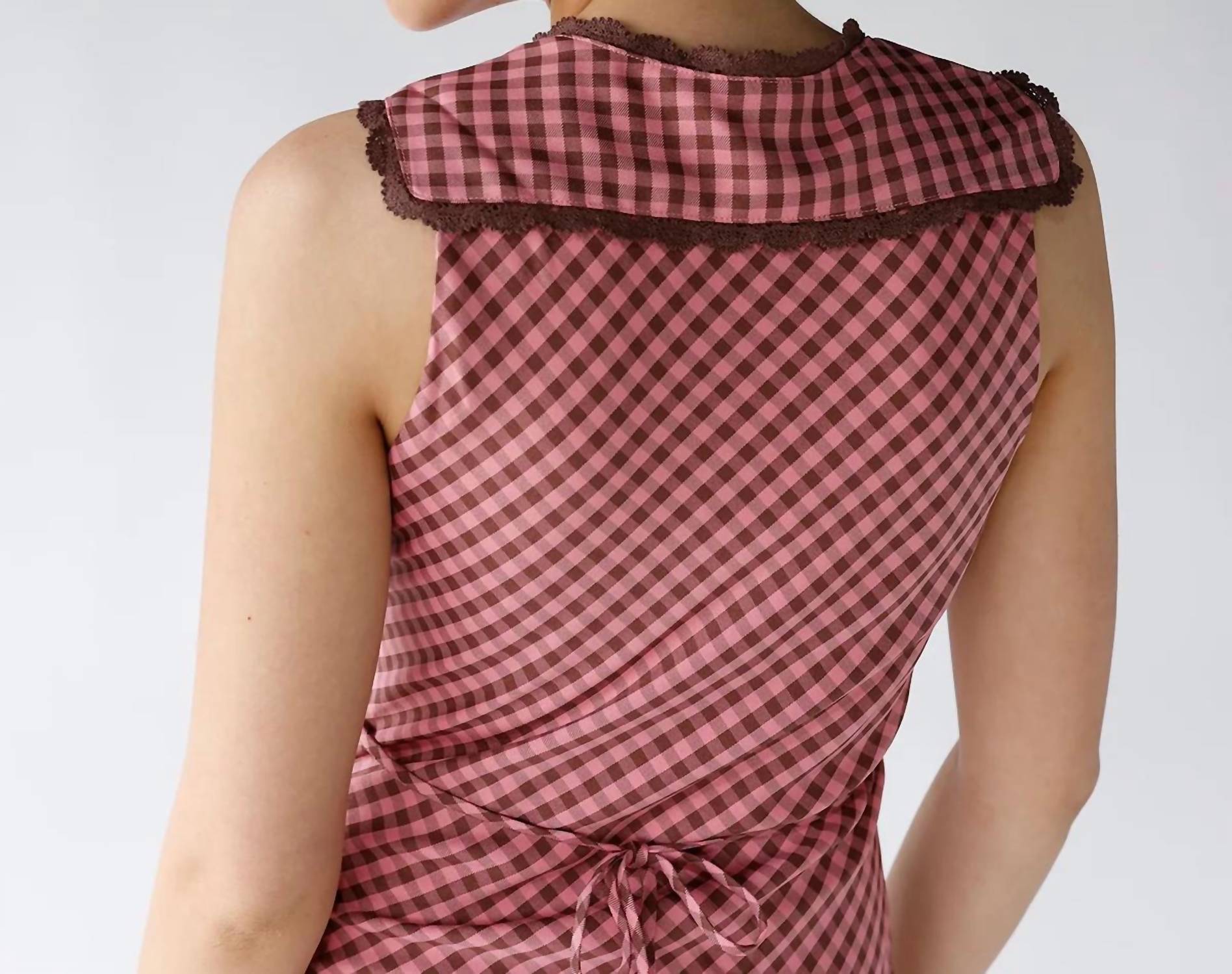 Pretty Garbage - Gingham Maxi Dress