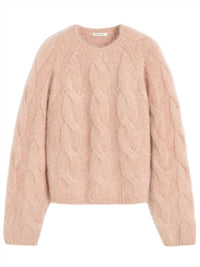 BY MALENE BIRGER Elliot Crew Neck Sweater in rose dust - women's sweater - view 4
