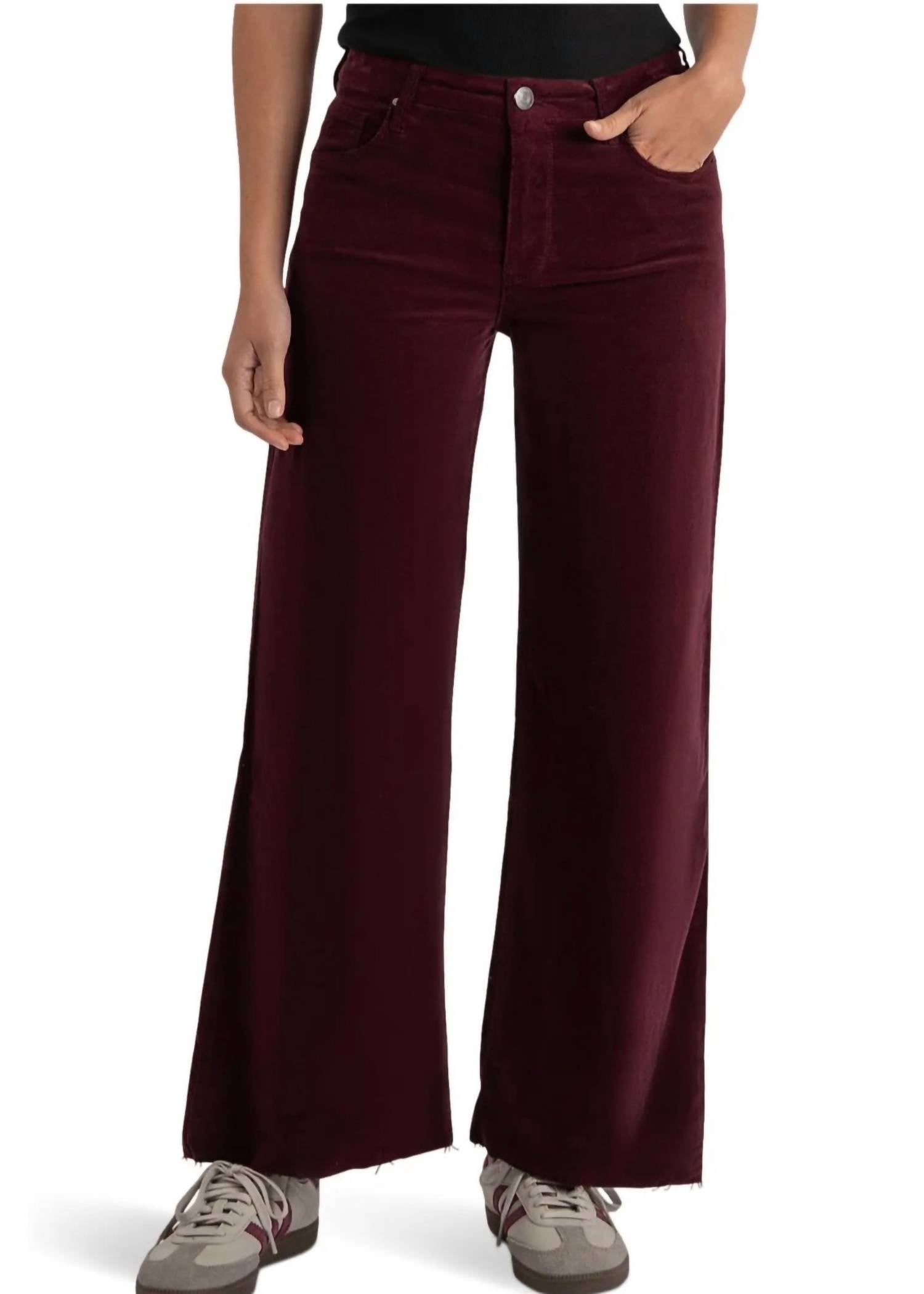 Kut From The Kloth - Meg High Rise Fine Wale Corduroy Pants
