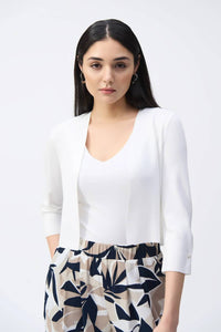 Joseph Ribkoff - Pearl Accent Sleeve Cropped Cover Up
