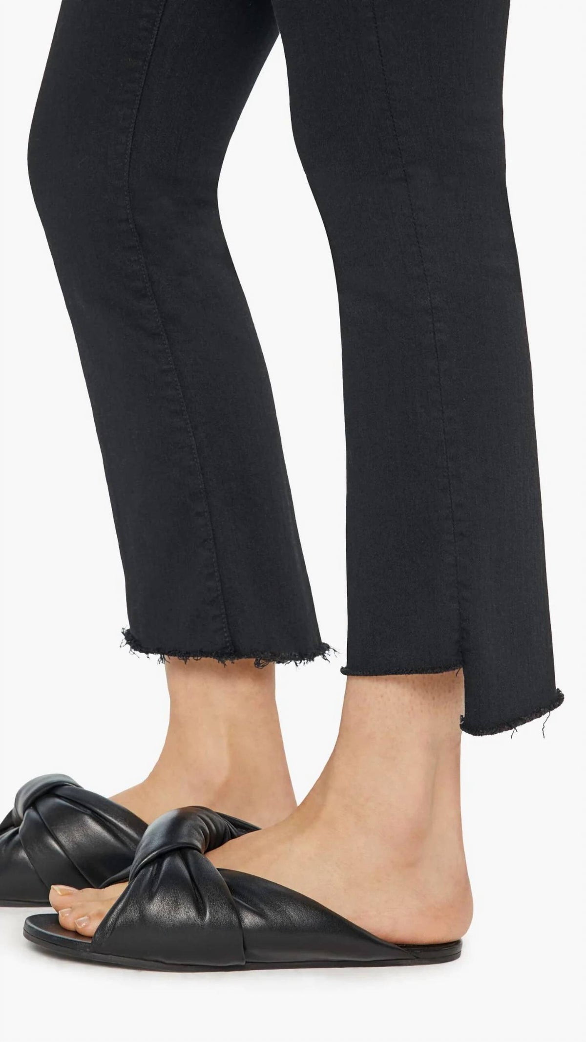 Mother - Insider Crop Step Fray Jean