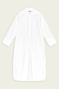 Ganni - Cotton Poplin Oversized Shirt Dress