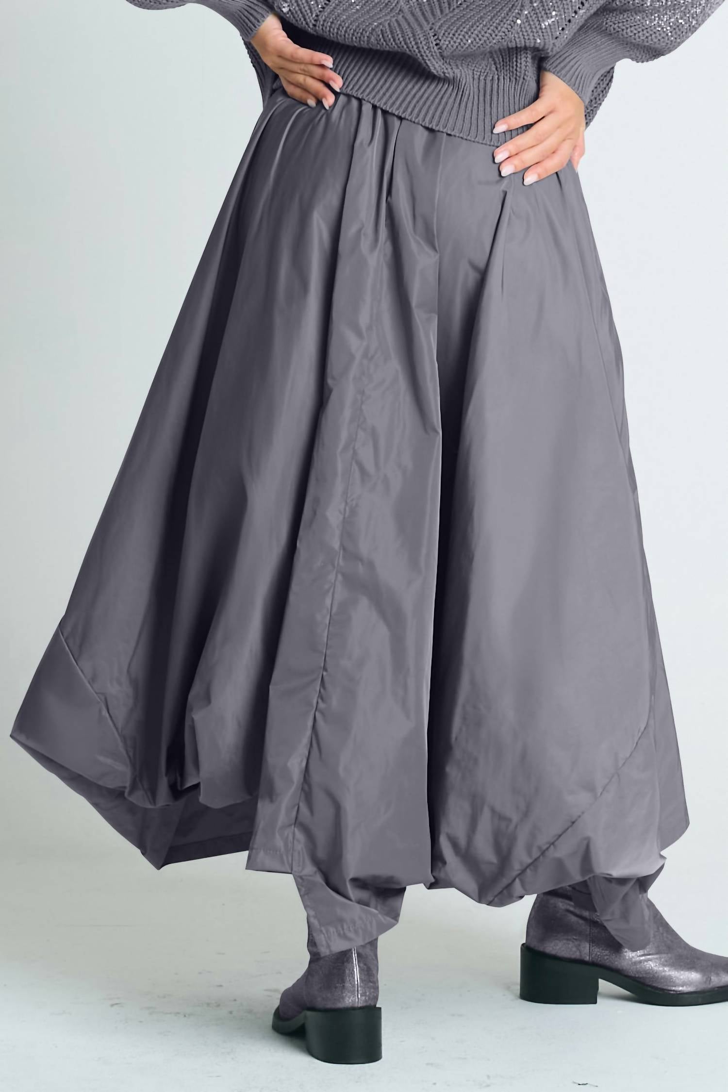 Planet By Lauren G. - NYLON ARCHITECTURAL SKIRT