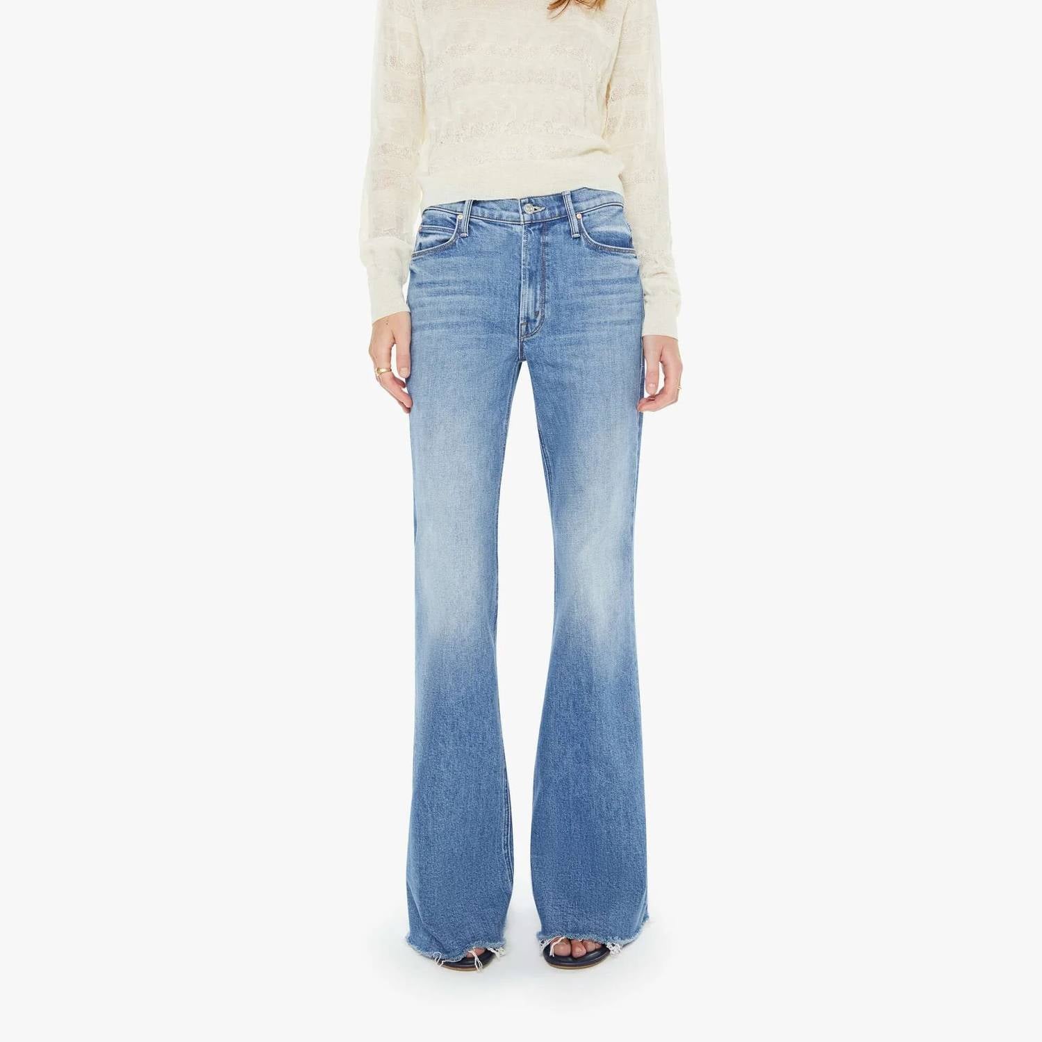 Mother - Doozy Fray Heads Or Tails Flare Jeans