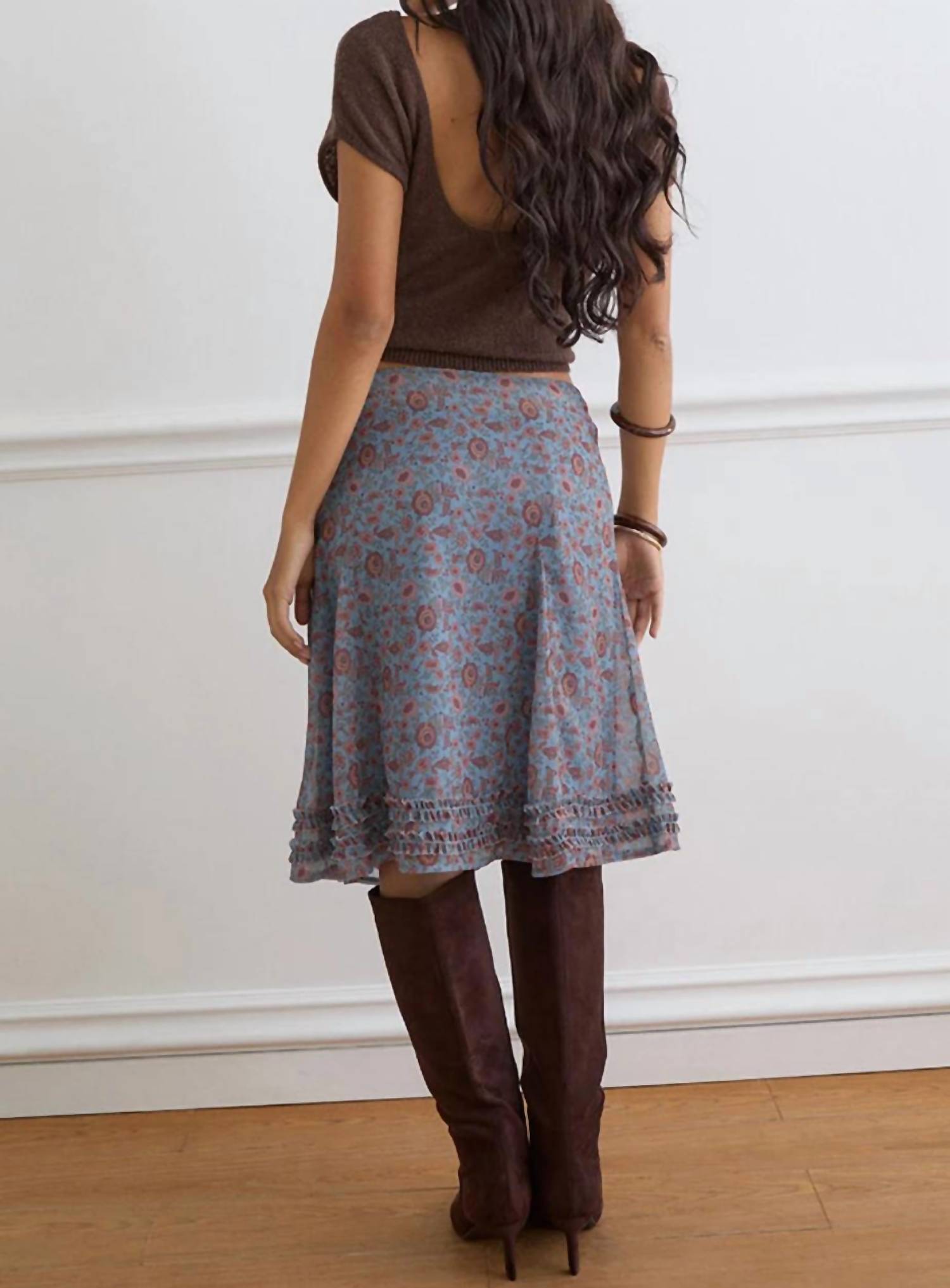 Motel Rocks - Women's Nanami Midi Skirt