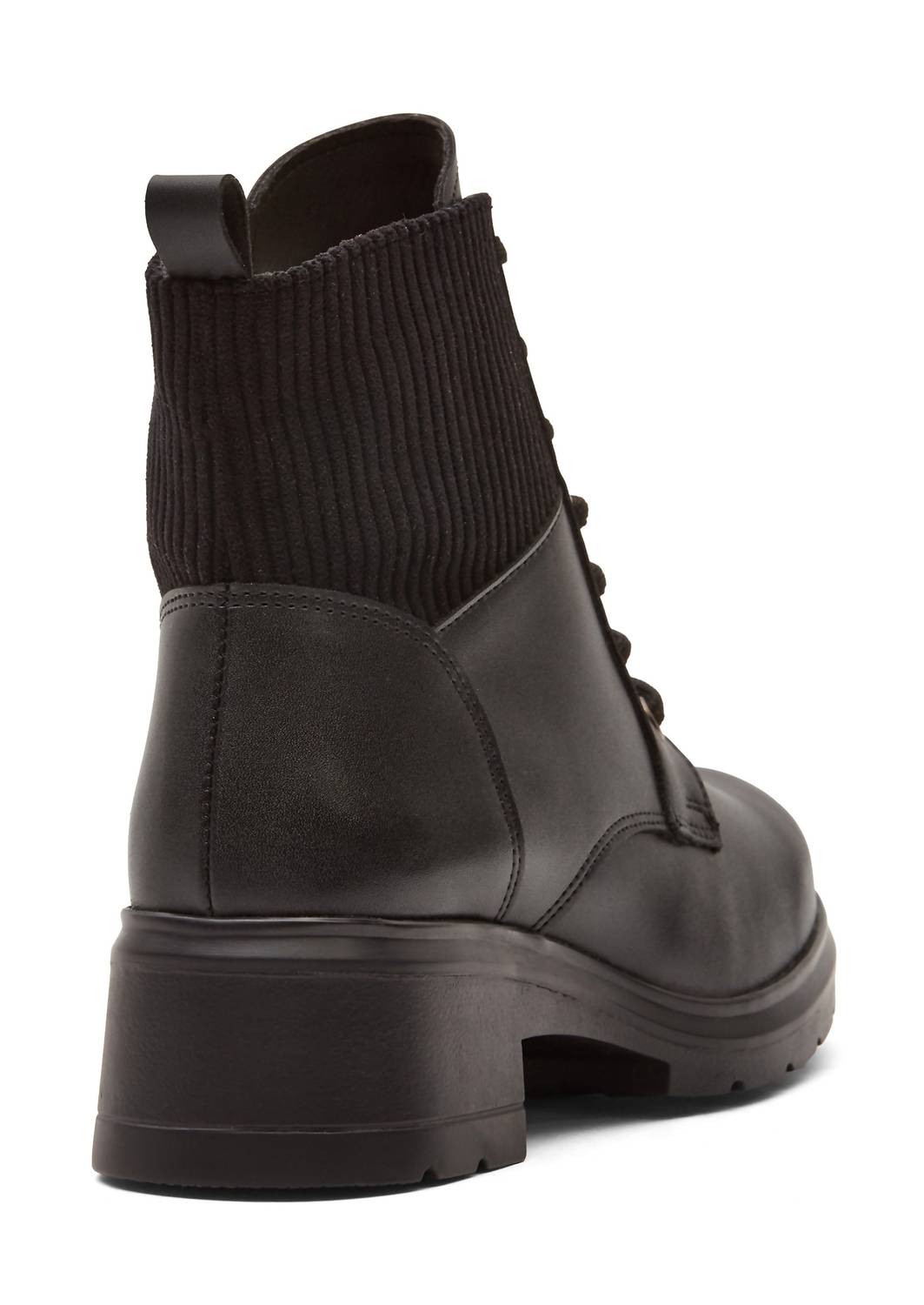 Andrea Women's Combat Boots in black - women's shoe - detail view