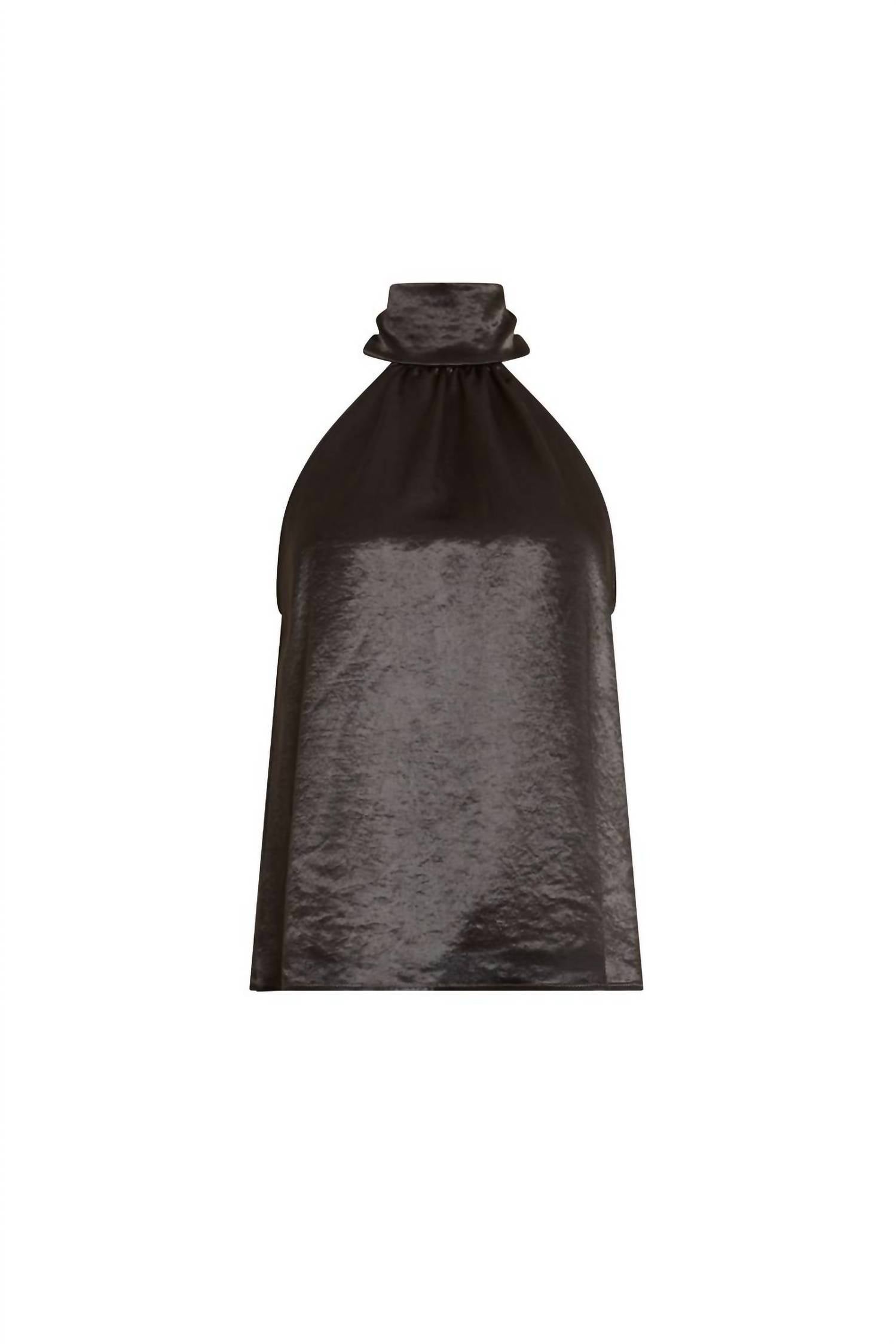 Amanda Uprichard Fontana Sleeveless Top in black - women's blouse - view 5