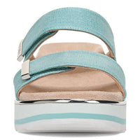 VIONIC Women's Brandie Sandals in aqua linen - women's sandal - view 7