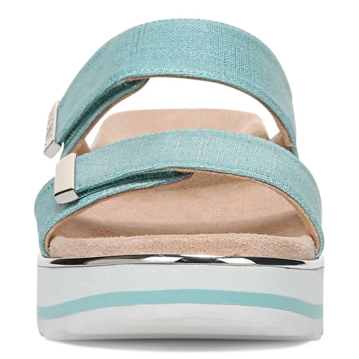 VIONIC Women's Brandie Sandals in aqua linen - women's sandal - view 7