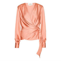 Karmamia Ines Blouse Semi Rich Peach in orange - women's blouse