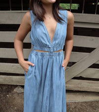 Elan - Lennon Denim Dress