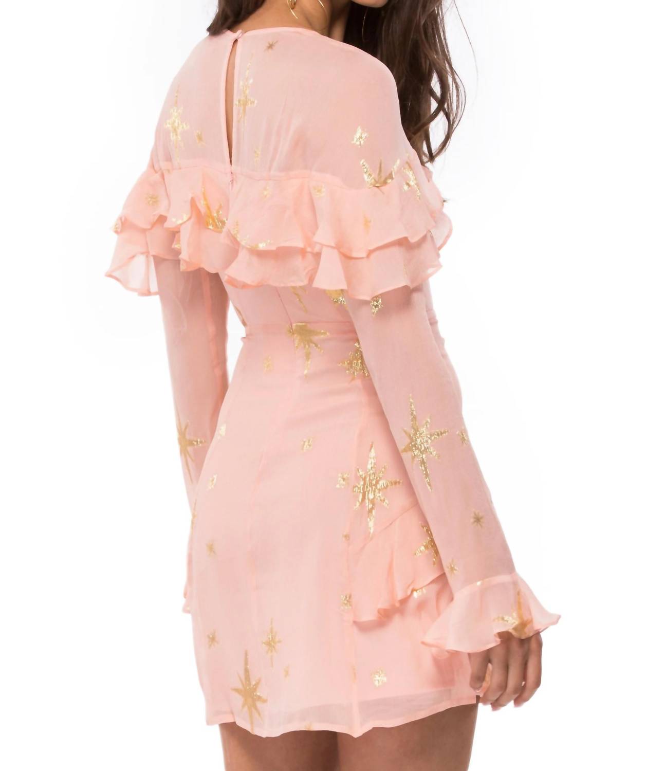 For Love & Lemons - Gilded Star Mini Dress