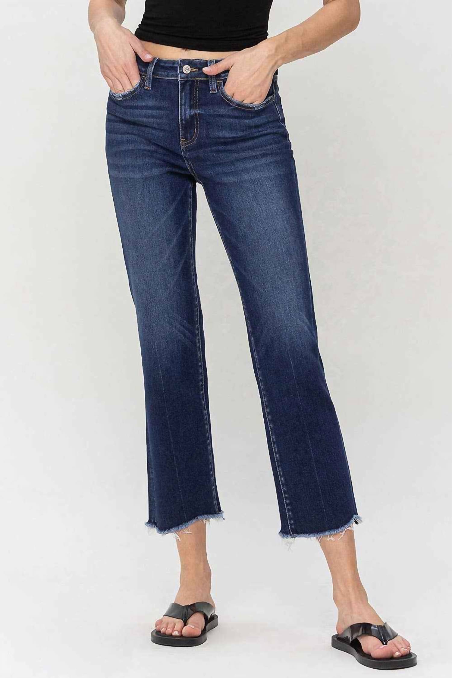 Flying Monkey - High Rise Regular Straight Jeans