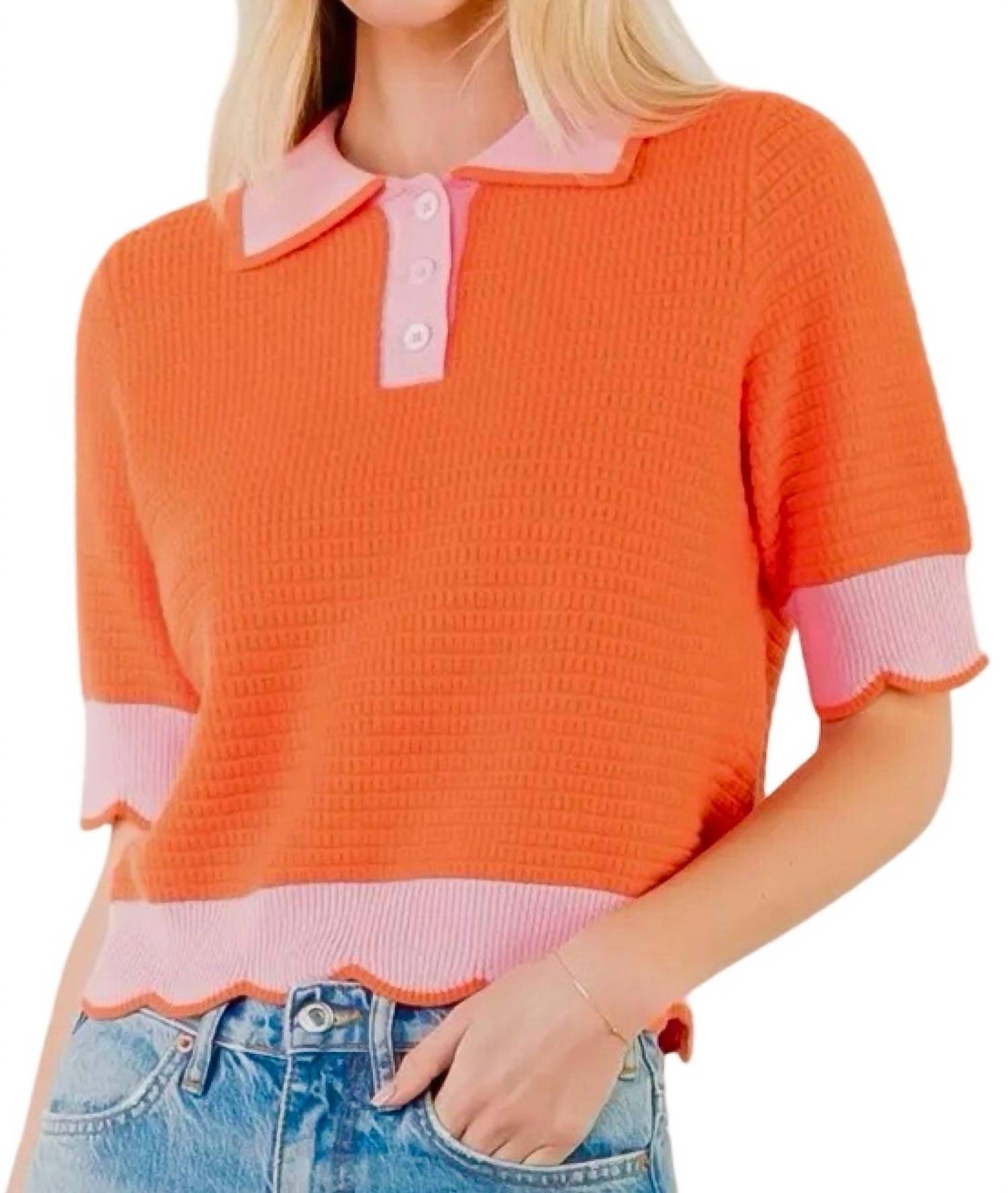 Thml - Sunny Disposition Knit Top