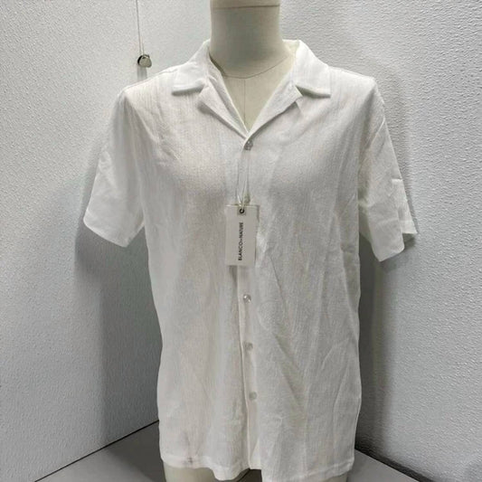 Blanco By Nature - Men’s Textured Cotton Button Shirt