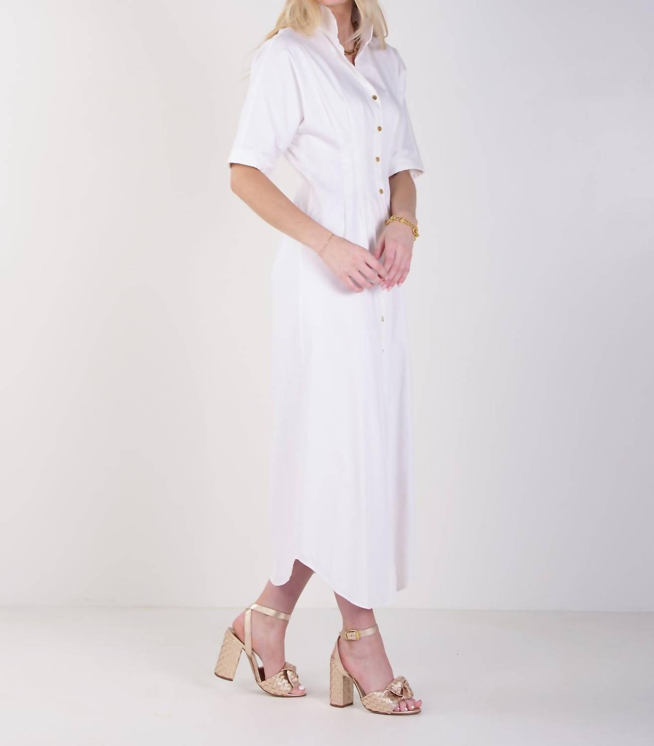 Emily Mccarthy - Georgia Short Dolman Sleeves Dress