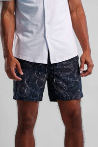 Stone Rose - Helios Stretch Jungle Monstera Swim Short