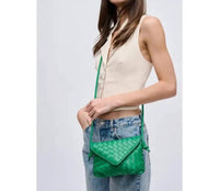 Urban Expressions - Women's Kylo Woven Envelope Crossbody Bag