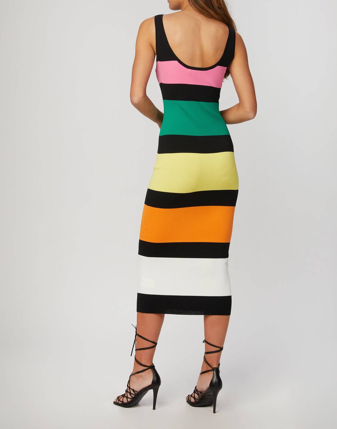 MULTI STRIPE DRESS