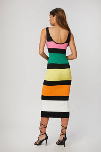 MULTI STRIPE DRESS