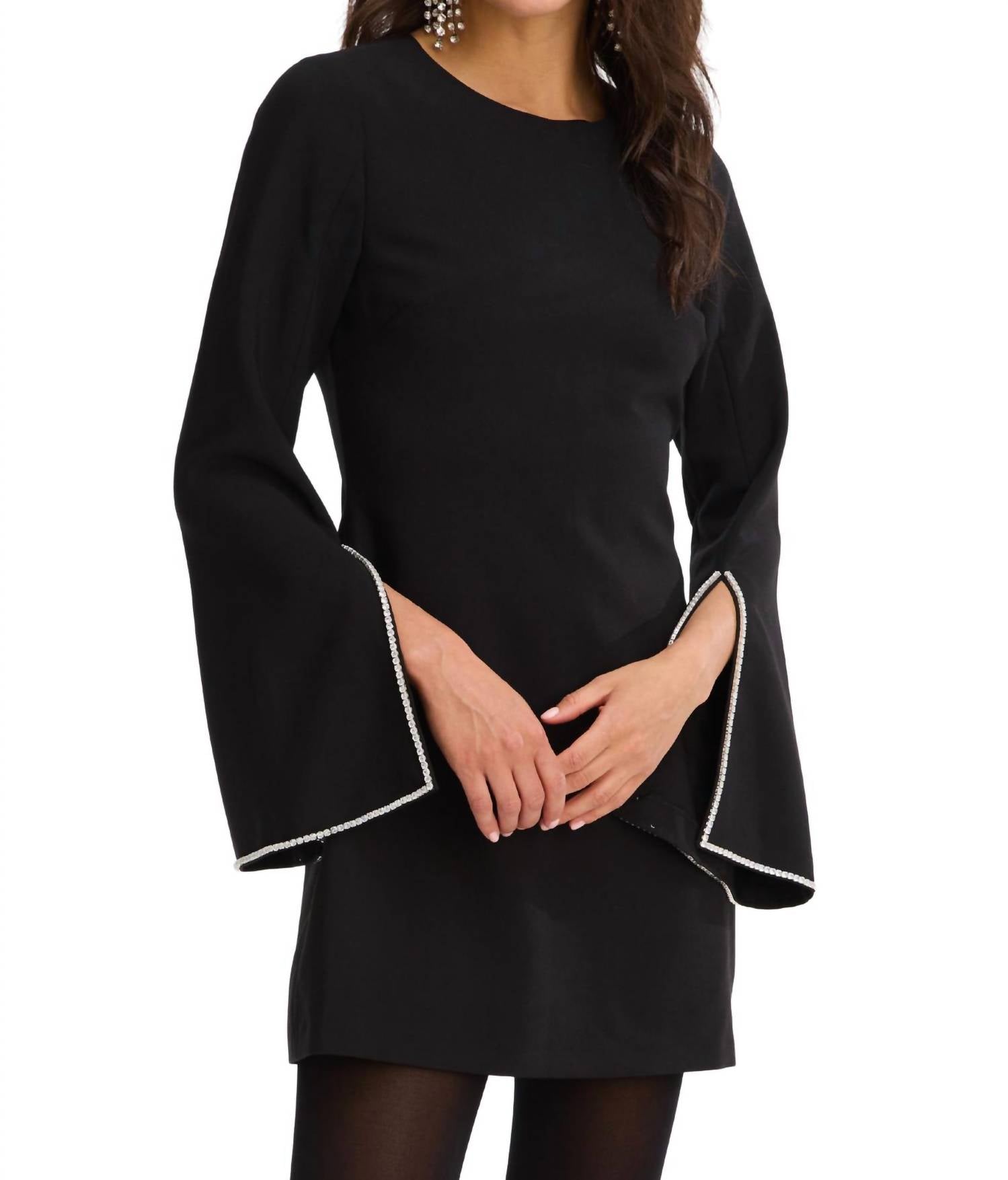 ALLISON NEW YORK Madison Mini Dress in black - women's dress