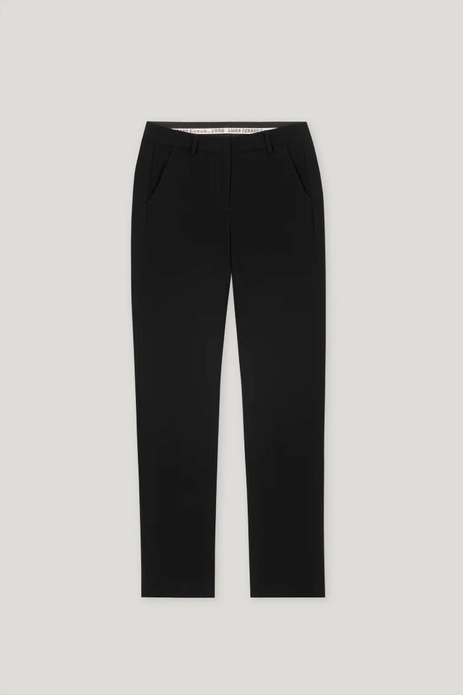 Luisa Cerano - Straight-cut Suit Trouser