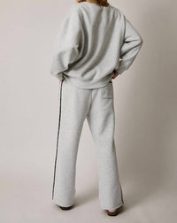 Sunday Edition - Cozy Club Embroidered Sweatshirt & Sweatpants Set
