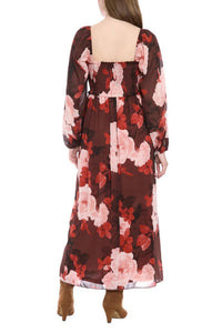 London Times - Trudie Maxi Babydoll Dress - Plus