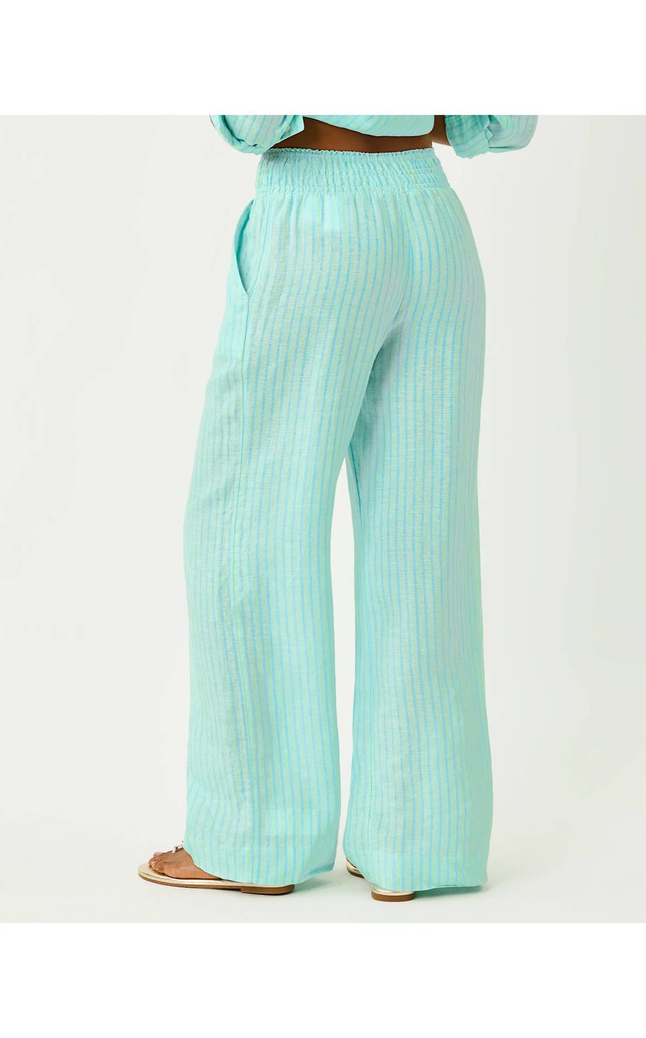 Lilly Pulitzer - Mirabella Linen Palazzo Pants