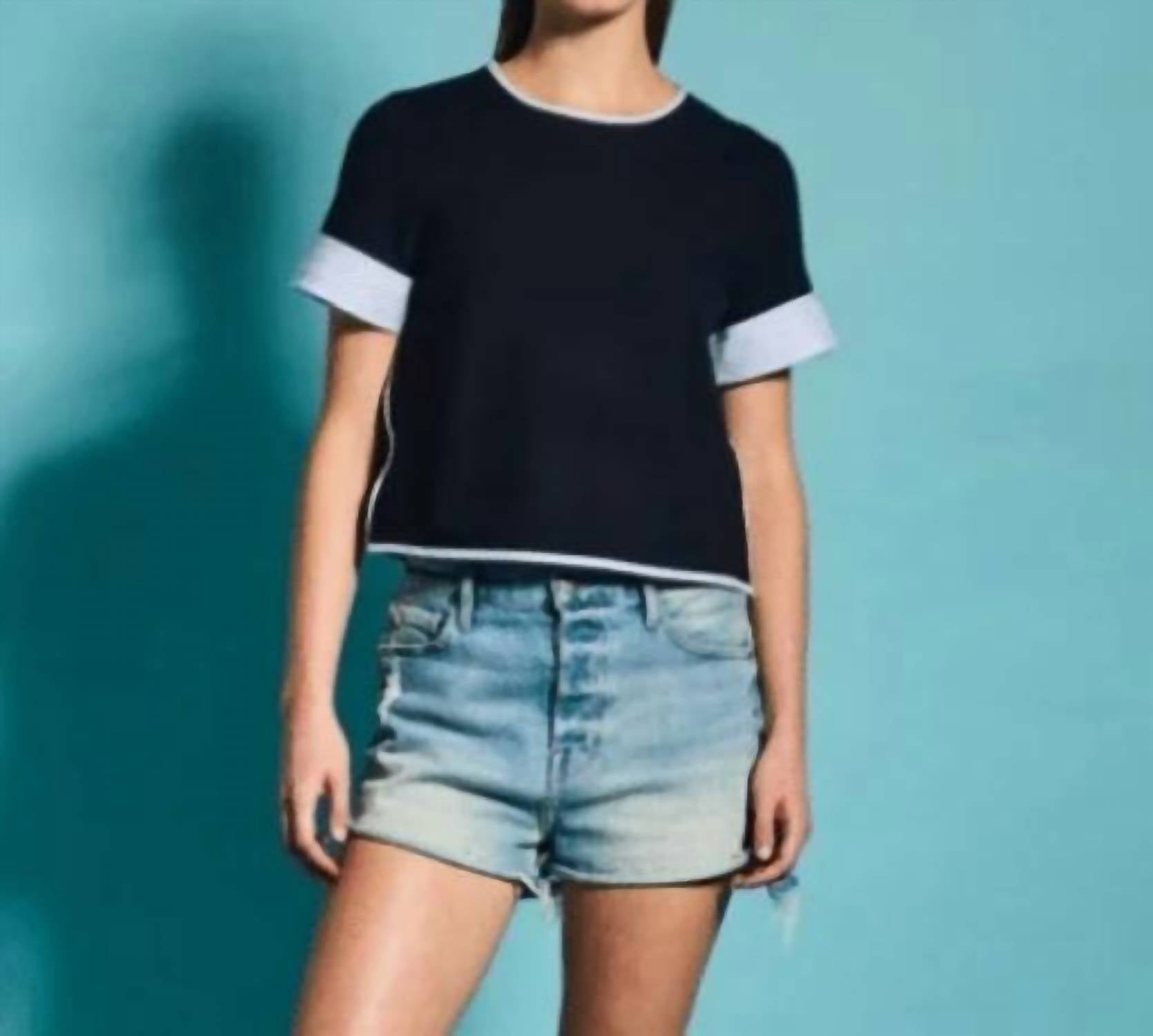 We-Ar4 - Marina Knit Short Sleeve Tee
