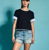 We-Ar4 - Marina Knit Short Sleeve Tee