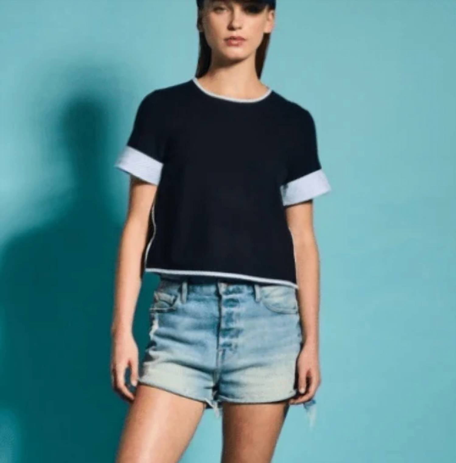 We-Ar4 - Marina Knit Short Sleeve Tee