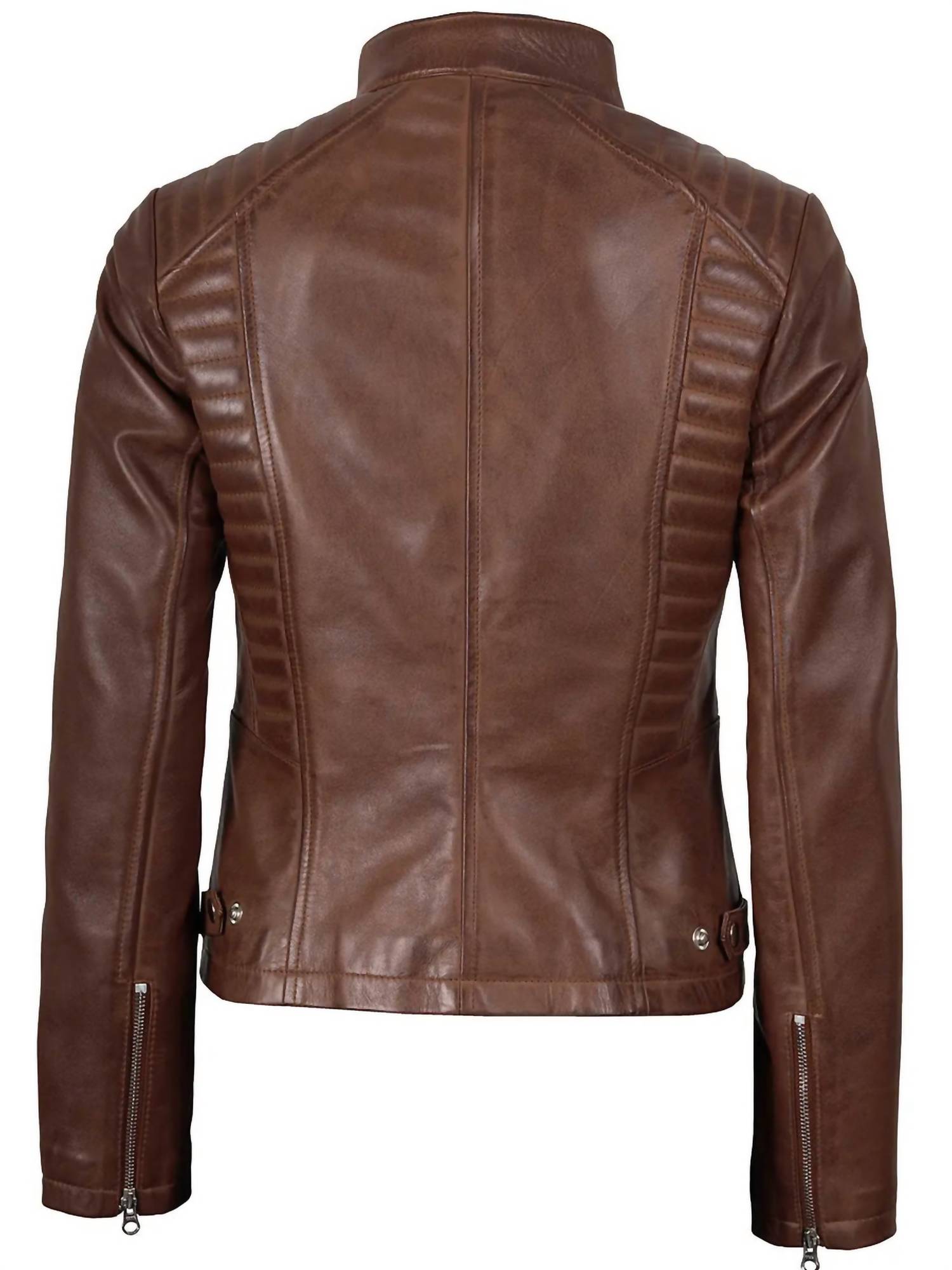 Decrum - Women's Rachel Biker Style Leather Jacket