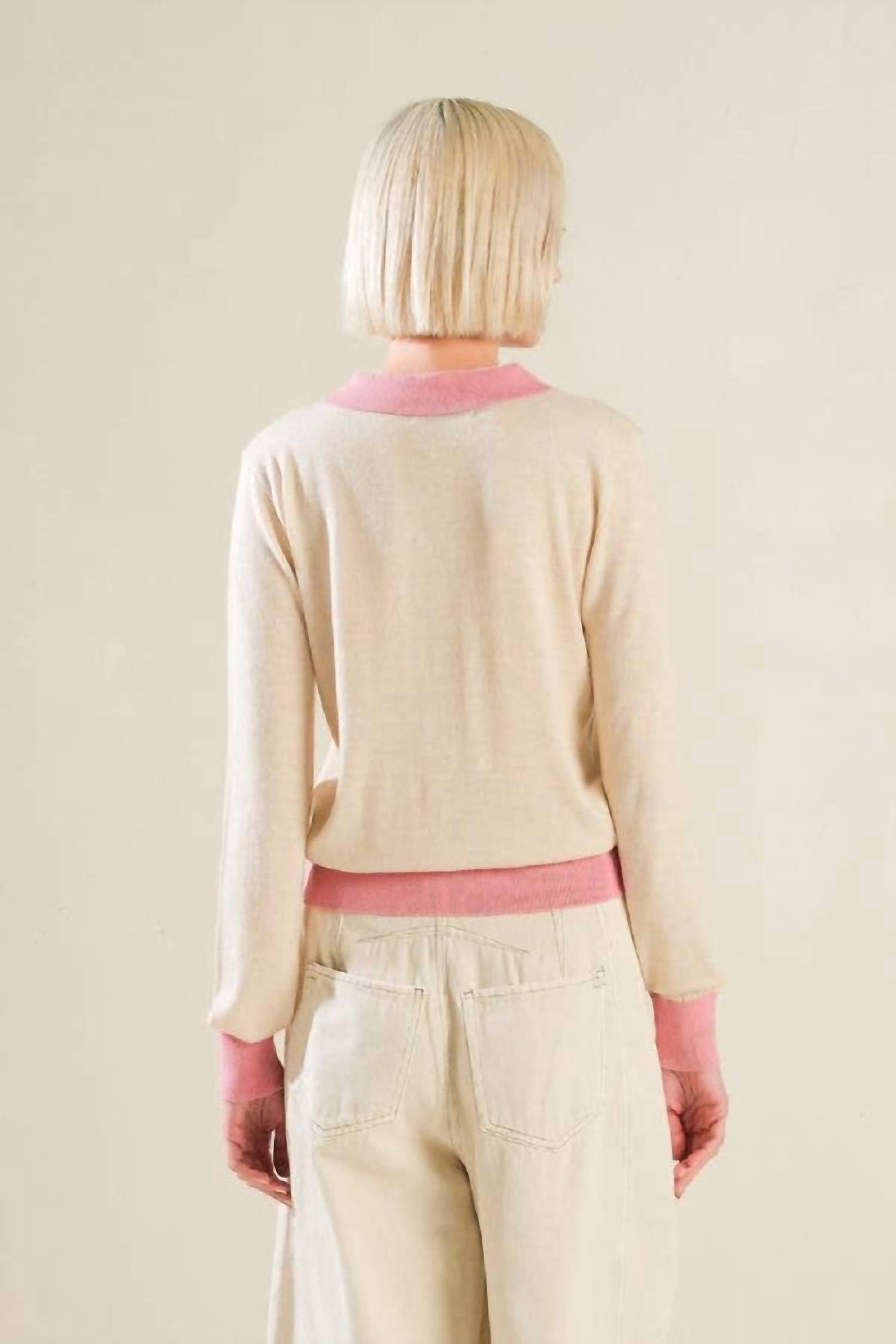 Flying Tomato - A Solid Sweater Knit Polo