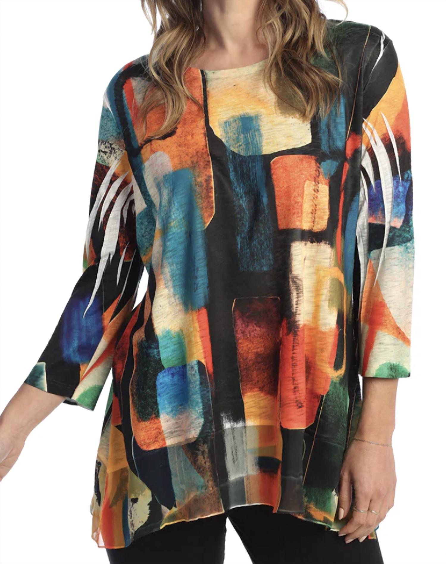 Jess & Jane - Tucson Chiffon Hem Top