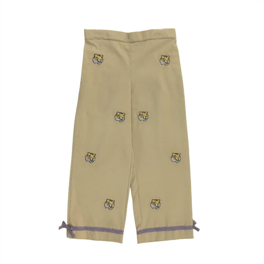 Vive La Fete - Girls' LSU Collegiate Hand Embroidered Pants