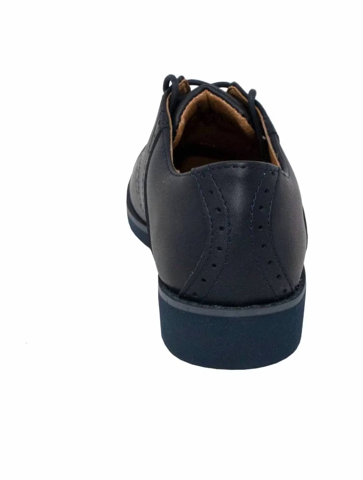 School Issue Girl's Upper Class Shoes in navy - kids' shoe - view 4