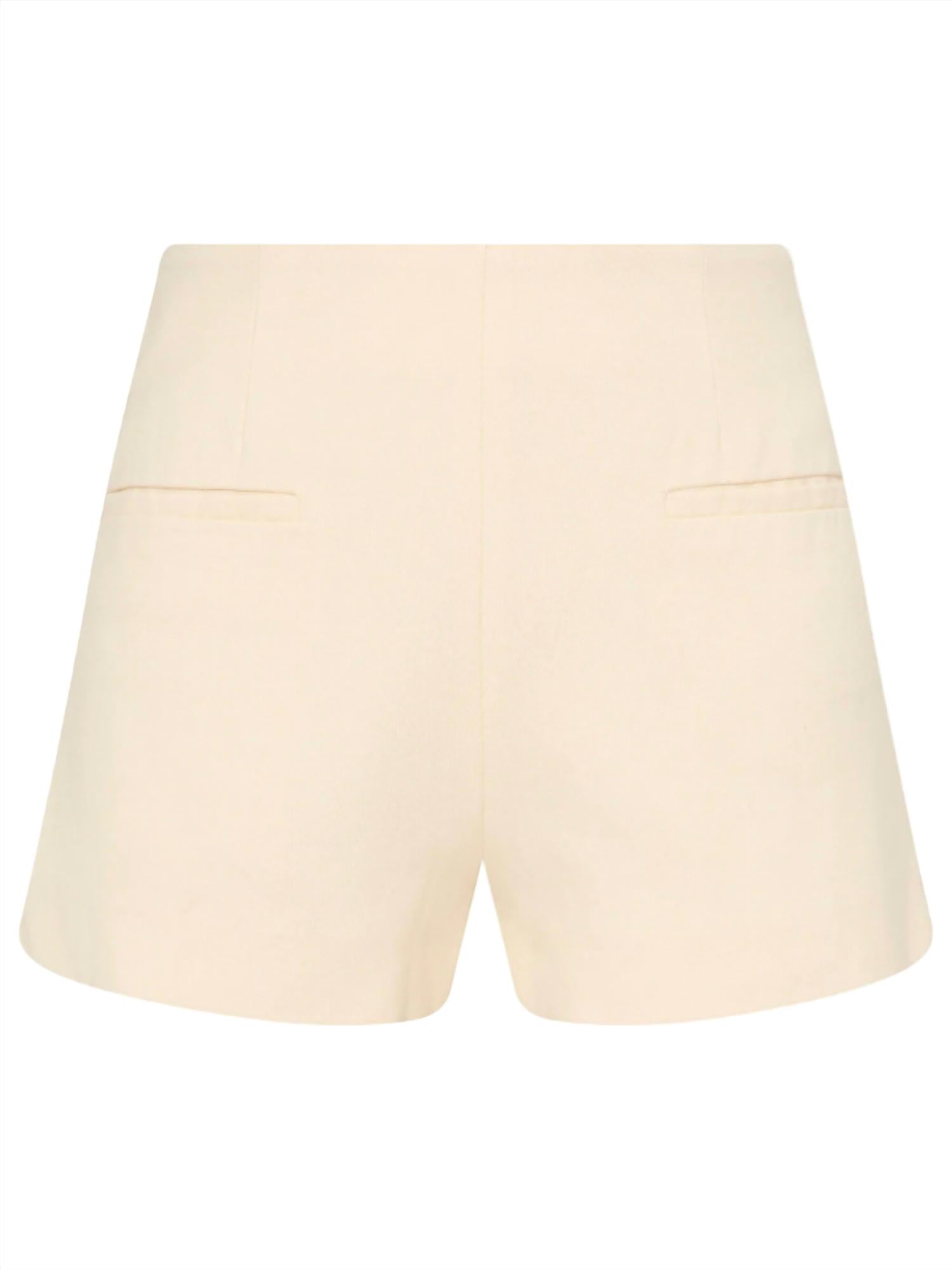 FAITHFULL THE BRAND Florine Mini Shorts in latte - women's shorts - view 5