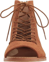 Kelsi Dagger - Women's Hendrix Gladiator Sandalized Leather Lace Up Boots