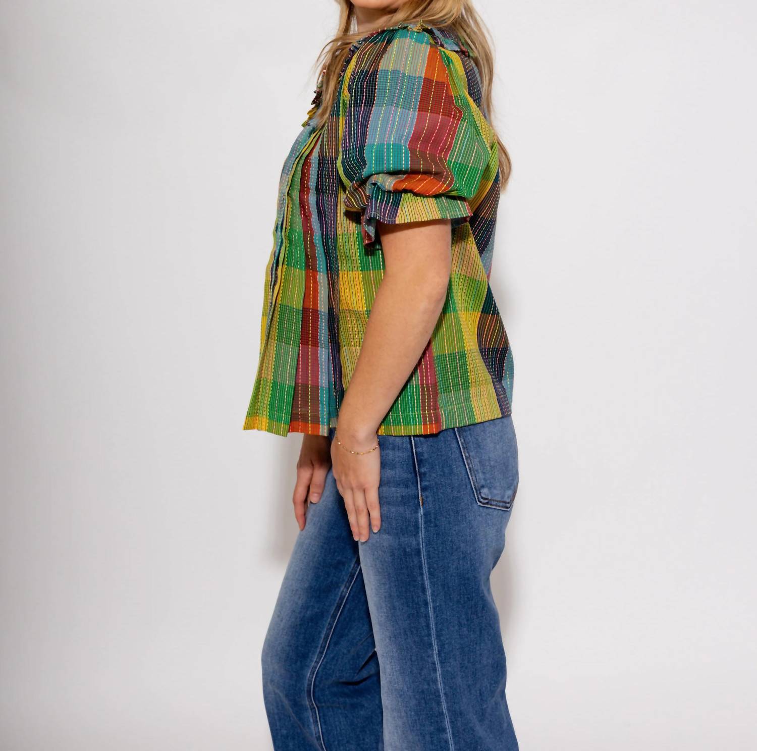 Ivy Jane - Blocks Of Plaid Top
