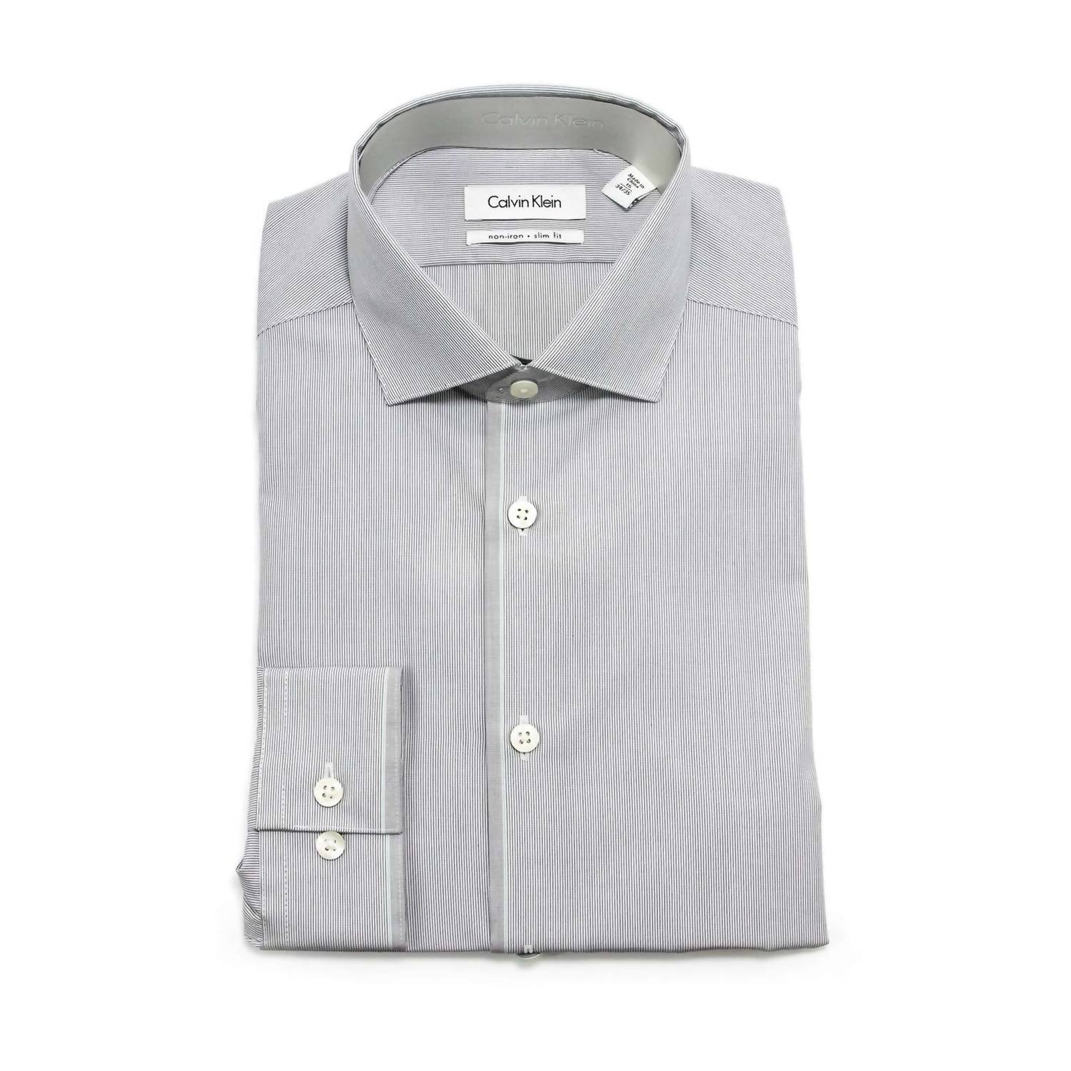 Calvin Klein - Men's Non-iron Slim Fit Dress Shirt