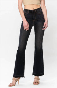 Judy Blue - High Waist Release Hem Slim Boot Cut Jeans - Plus