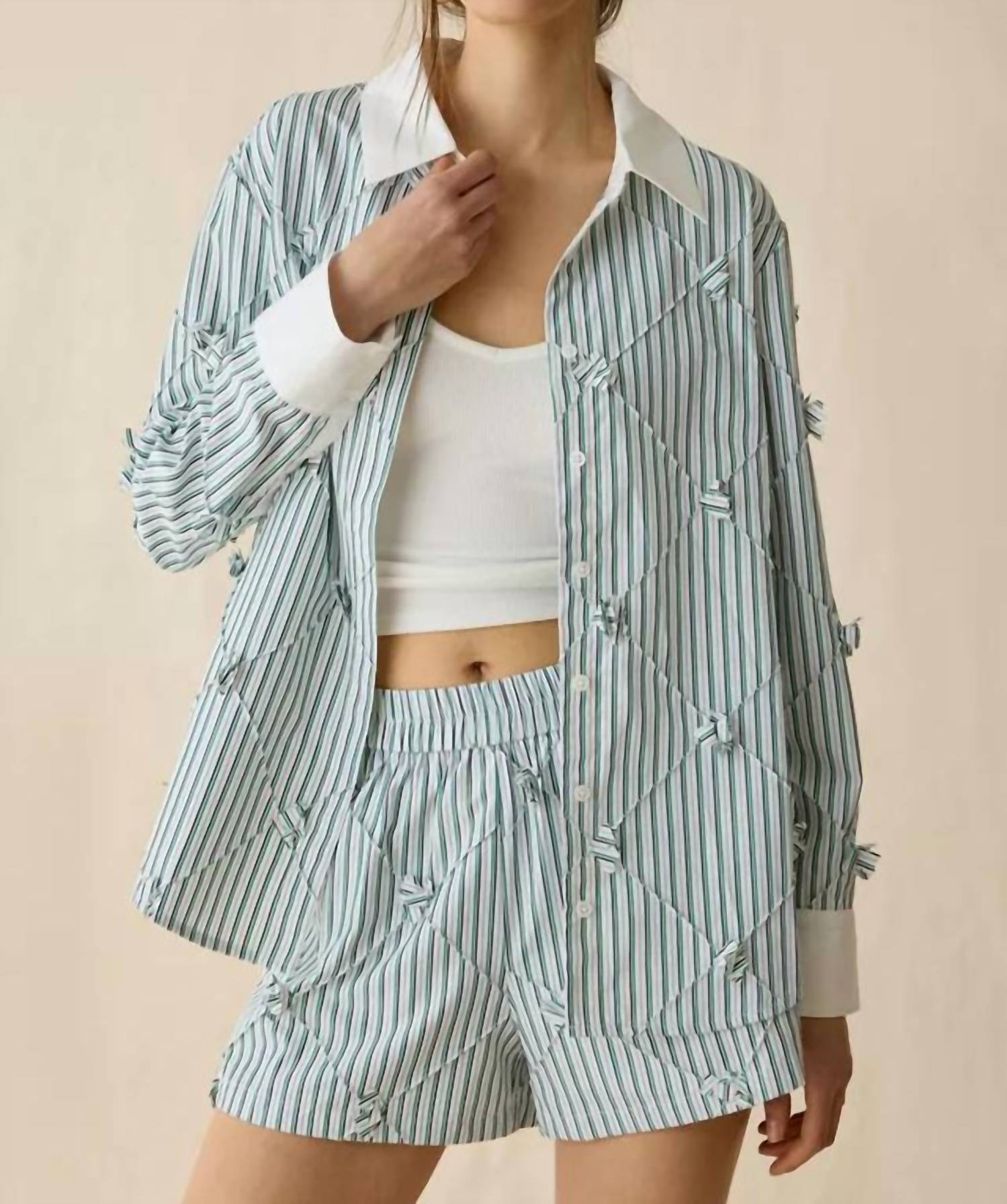 Maude Club - Atlas Stripe Shirt