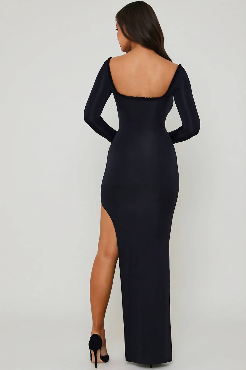 Oh Polly - Matilda Ruffle-trim Cut-out Maxi Dress