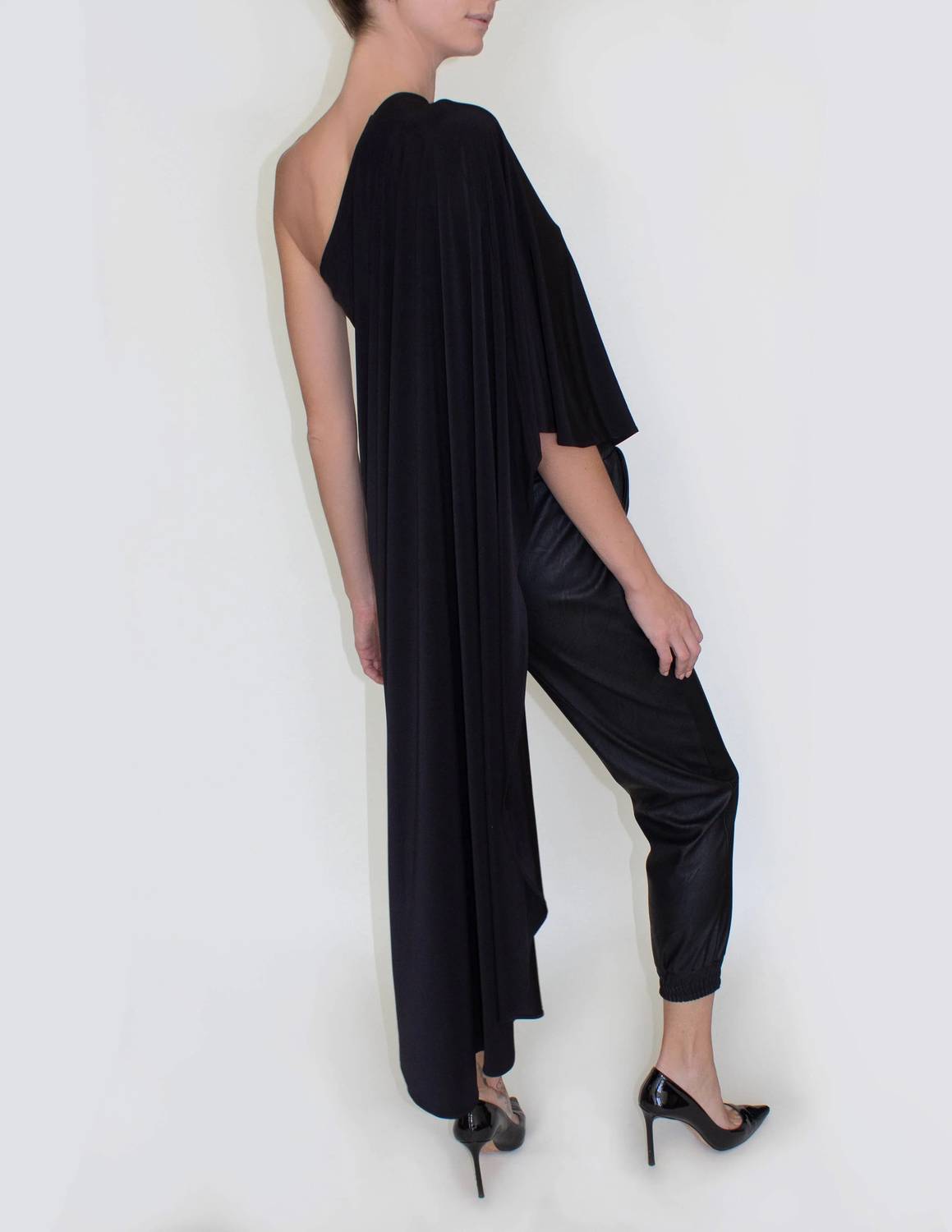 Betsy Moss - Elysian Drenched Cape Top