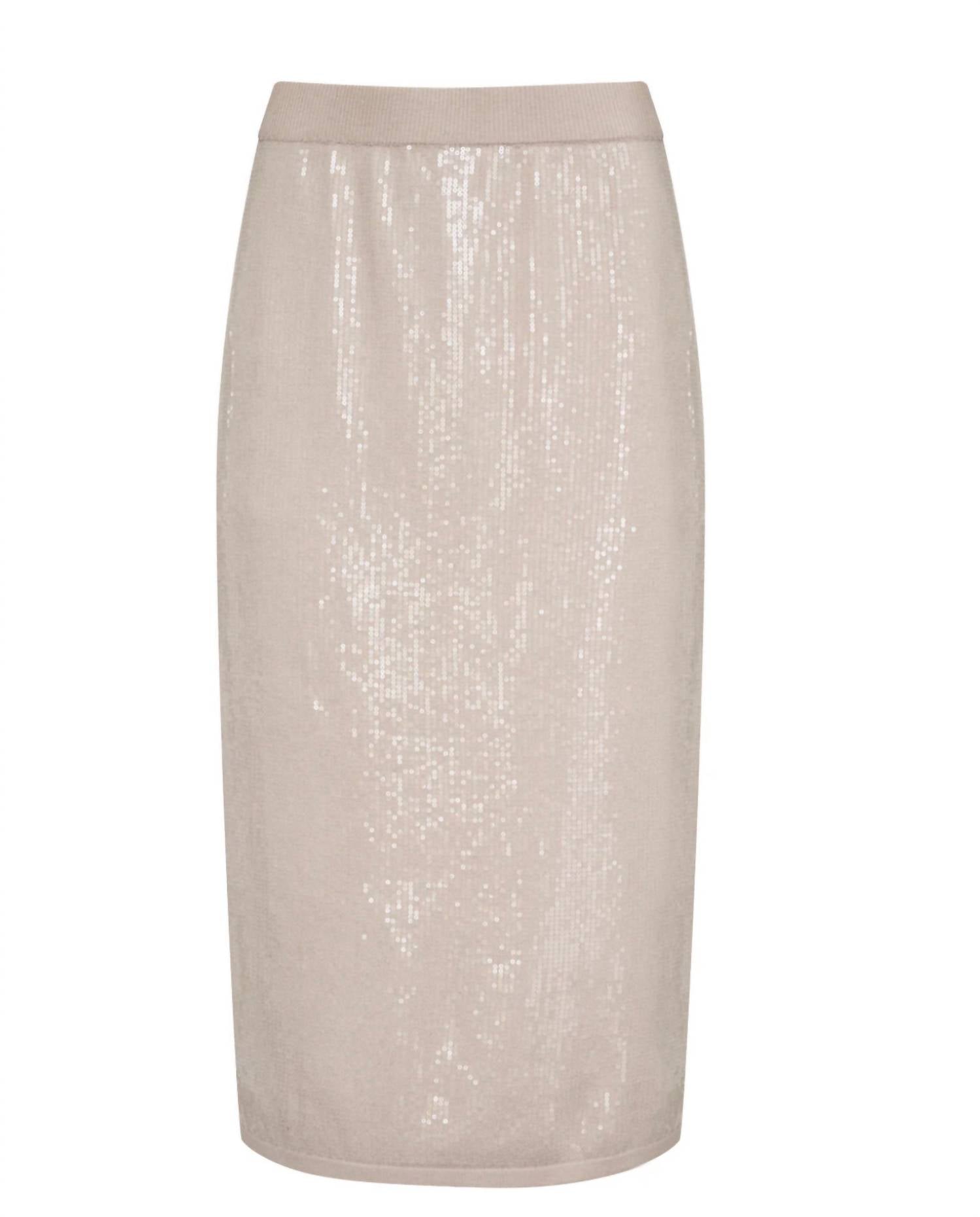Sanctuary Sparkle Sequin Pencil Midi Skirt in ink - women's skirt - alternate view