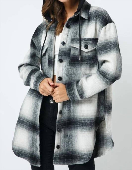 Fore - Oversized Long Sleeve Hoodie Shacket