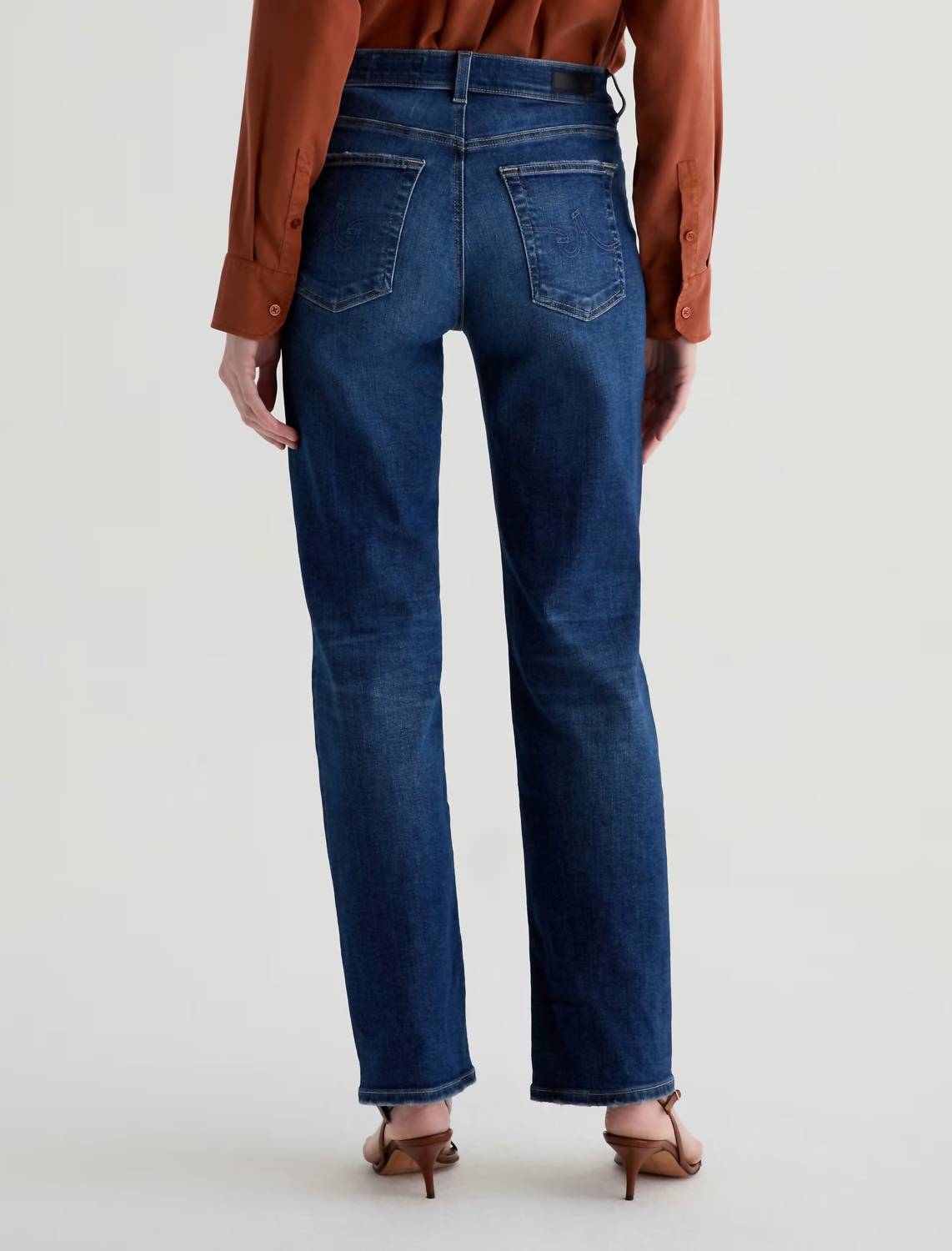 Ag Jeans - Brinley Mid Rise Straight Jeans
