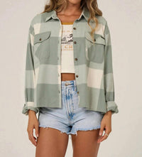 Salty Crew - Nomad Flannel Long Sleeve Button Down Shirt