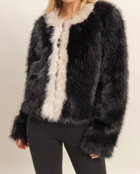 Hyfve - Playful Faux Fur Jacket